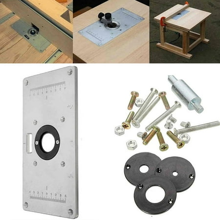 Karcher Aluminum Router Table Insert Plate with Rings and Screws for Woodworking Benches
Karcher Aluminum Router Table Insert Plate with Rings and Screws for Woodworking Benches