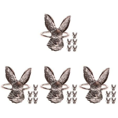 NUOLUX 24 pcs Napkin Rings Thanksgiving Party Napkin Holders Metal Rabbit Serviette Rings
NUOLUX 24 pcs Napkin Rings Thanksgiving Party Napkin Holders Metal Rabbit Serviette Rings