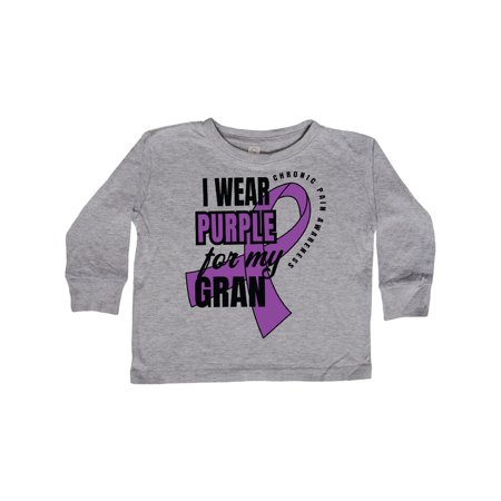 Inktastic Chronic Pain I Wear Purple For My Gran Gift Toddler Boy or Toddler Girl Long Sleeve T-Shirt
Inktastic Chronic Pain I Wear Purple For My Gran Gift Toddler Boy or Toddler Girl Long Sleeve T-Shirt