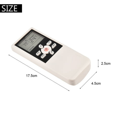 Replacement Remote Control Remote Control White For Midea R07/BGE For Midea Air Conditioning
Replacement Remote Control Remote Control White For Midea R07/BGE For Midea Air Conditioning
