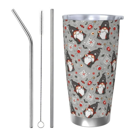 Cauagu Halloween Gnome Pattern 20oz Tumbler Stainless Steel Vacuum Insulated Tumbler with Lid Insulated Coffee Mug Thermal Cup with Splash Proof Sliding Lid-Straw Three-piece Set
Cauagu Halloween Gnome Pattern 20oz Tumbler Stainless Steel Vacuum Insulated Tumbler with Lid Insulated Coffee Mug Thermal Cup with Splash Proof Sliding Lid-Straw Three-piece Set