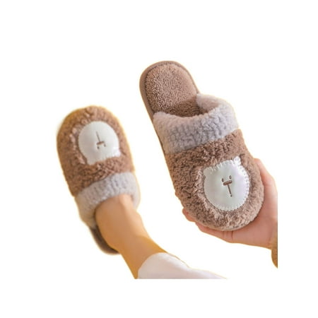 GENILU Womens Non-slip Lightweight House Slippers Cozy Bedroom Slip On Plush Slipper Brown 8.5-9
GENILU Womens Non-slip Lightweight House Slippers Cozy Bedroom Slip On Plush Slipper Brown 8.5-9