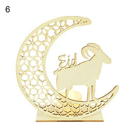 NUOH Decorative Lamp Nice-looking Creative Stable Wooden Pendant with Candle LED Light Ornament for Lesser Bairam
NUOH Decorative Lamp Nice-looking Creative Stable Wooden Pendant with Candle LED Light Ornament for Lesser Bairam