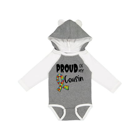 Inktastic Proud of my Cousin Autism Awareness Puzzle Piece Ribbon Gift Baby Boy or Baby Girl Long Sleeve Bodysuit
Inktastic Proud of my Cousin Autism Awareness Puzzle Piece Ribbon Gift Baby Boy or Baby Girl Long Sleeve Bodysuit
