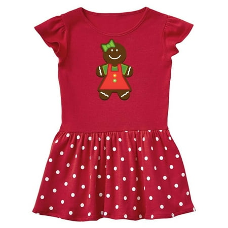 Inktastic Gingerbread Girl Christmas Gift Baby Girl Dress