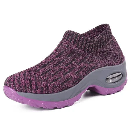 LNG NA Women‘s Flying Woven Sneakers Casual Air Cushion Sole Socks Shoes Breathable Running Shoes Women‘s Footwear
LNG NA Women‘s Flying Woven Sneakers Casual Air Cushion Sole Socks Shoes Breathable Running Shoes Women‘s Footwear