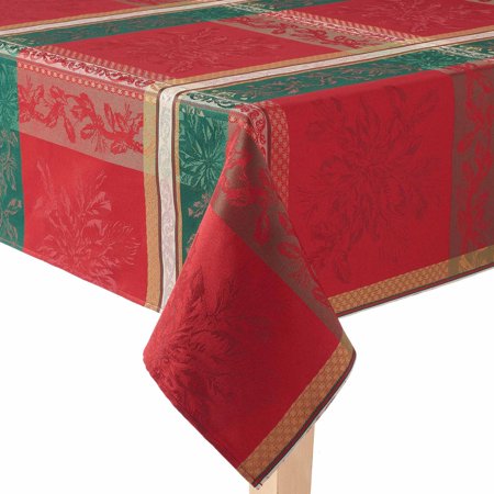 Christmas Winter Crossing Printed Fabric Tablecloth by St. Nicholas Square