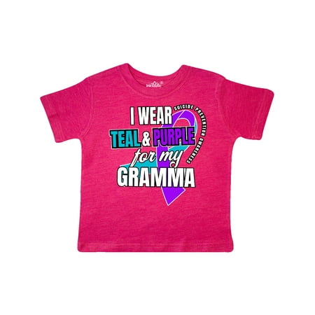 Inktastic Suicide Prevention I Wear Teal and Purple for My Gramma Gift Toddler Boy or Toddler Girl T-Shirt
Inktastic Suicide Prevention I Wear Teal and Purple for My Gramma Gift Toddler Boy or Toddler Girl T-Shirt