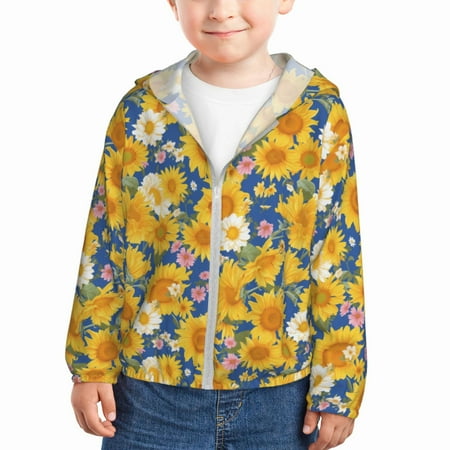 Lukts Vintage White Yellow Sunflower Print Children s Long-Sleeved Sun Protection Clothing Hooded Sweatshirts for Boys and Girls Outdoor Sports-4 Years
Lukts Vintage White Yellow Sunflower Print Children s Long-Sleeved Sun Protection Clothing Hooded Sweatshirts for Boys and Girls Outdoor Sports-4 Years