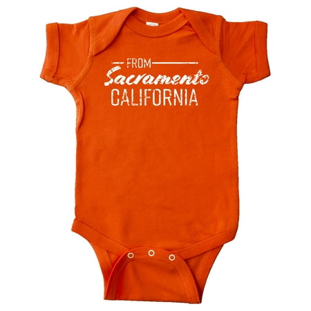 Inktastic From Sacramento California in White Distressed Text Gift Baby Boy or Baby Girl Bodysuit
Inktastic From Sacramento California in White Distressed Text Gift Baby Boy or Baby Girl Bodysuit