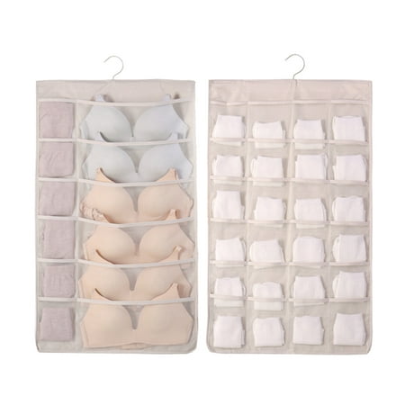 LMZM Double Side Socks Bra Underwear Wall Hanging Storage Bag Wardrobe Home Organizer 
LMZM Double Side Socks Bra Underwear Wall Hanging Storage Bag Wardrobe Home Organizer