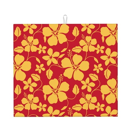 Naloa Red Vintage Flowers Dish Drying Mat for Kitchen Counter Heat Resistant Drainer Mats Absorbent Draining Mat Dish Rack Pad 16 x18
Naloa Red Vintage Flowers Dish Drying Mat for Kitchen Counter Heat Resistant Drainer Mats Absorbent Draining Mat Dish Rack Pad 16 x18