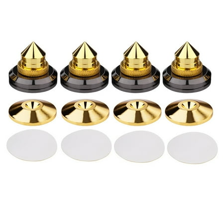 4 Pcs Base Pad Repair Shockproof Subwoofer CD Traceless Isolation Speaker Spike
