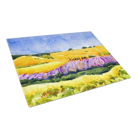 Caroline s Treasures Landscape Glass Cutting Board Large