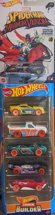 Hot Wheels Pack Track Builder With Custom Tail Dragger Walmart