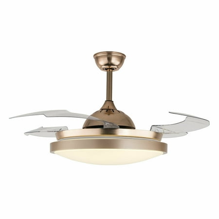 Oukaning 42 Inches Modern Ceiling Fan Light LED Fan Chandelier with Remote Control 4 Invisible Retractable Blades
Oukaning 42 Inches Modern Ceiling Fan Light LED Fan Chandelier with Remote Control 4 Invisible Retractable Blades