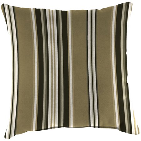 Jordan Manufacturing Indoor/Outdoor Patio Square Toss Pillow, Kasmira Driftwood