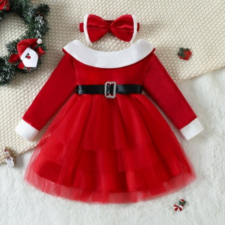 Cathalem Dress for Baby Girl Toddler Girls Long Sleeve Christmas Ruffles Tulle Princess Dress Clothes Flag Dress Dress Red 4-5 Years
Cathalem Dress for Baby Girl Toddler Girls Long Sleeve Christmas Ruffles Tulle Princess Dress Clothes Flag Dress Dress Red 4-5 Years