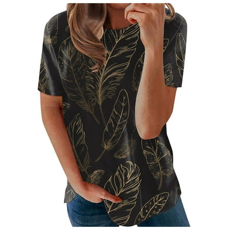 SHUDAGENG Plus Size Tops for Womens Short Sleeve Round Neckline Floral Chemise Black XL
SHUDAGENG Plus Size Tops for Womens Short Sleeve Round Neckline Floral Chemise Black XL