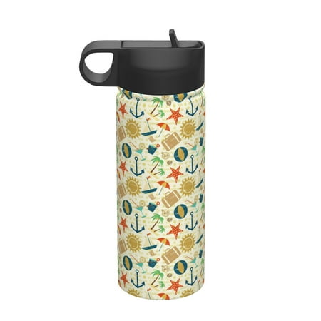Fuzoiu Summer and sea Print 18oz Insulated Sports Kettle Outdoor Sport Gym Stainless Steel Water Bottle With Straw Lid
Fuzoiu Summer and sea Print 18oz Insulated Sports Kettle Outdoor Sport Gym Stainless Steel Water Bottle With Straw Lid
