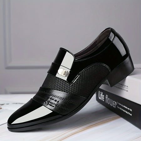 SHENZHYIXINC Elegant Men‘s PU Leather Pointed Toe Slip On Dress Loafers Stylish and Durable Business Ocaasion Wear-Resistant Shoes Essential Men‘s Office Daily Footwear
SHENZHYIXINC Elegant Men‘s PU Leather Pointed Toe Slip On Dress Loafers Stylish and Durable Business Ocaasion Wear-Resistant Shoes Essential Men‘s Office Daily Footwear