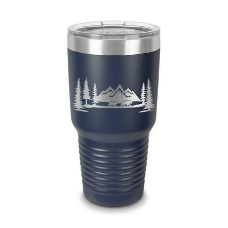 Mountain Life Tumbler 30 oz - Laser Engraved w/ Clear Lid - Stainless Steel - Vacuum Insulated - Double Walled - Travel Mug - camping hiking outdoors woods - Navy
Mountain Life Tumbler 30 oz - Laser Engraved w/ Clear Lid - Stainless Steel - Vacuum Insulated - Double Walled - Travel Mug - camping hiking outdoors woods - Navy