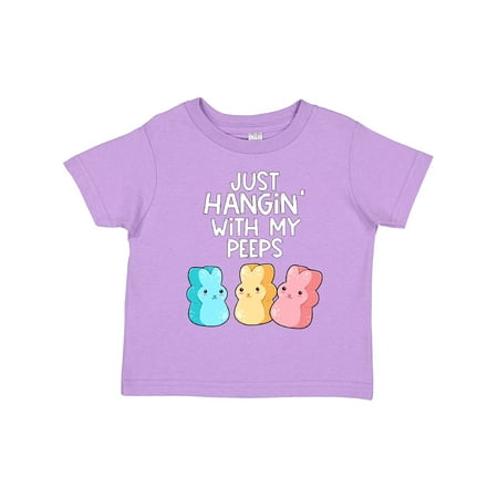 

Inktastic Easter Hangin with My Peeps! Gift Toddler Boy or Toddler Girl T-Shirt