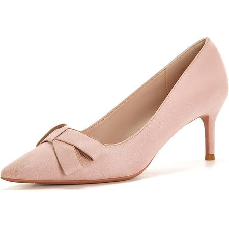 Coutgo Womens Stiletto Pumps Bow Knot Ribbon Kitten Heels Pointed Toe Vegan Suede Dress High Heel Party Shoes
Coutgo Womens Stiletto Pumps Bow Knot Ribbon Kitten Heels Pointed Toe Vegan Suede Dress High Heel Party Shoes