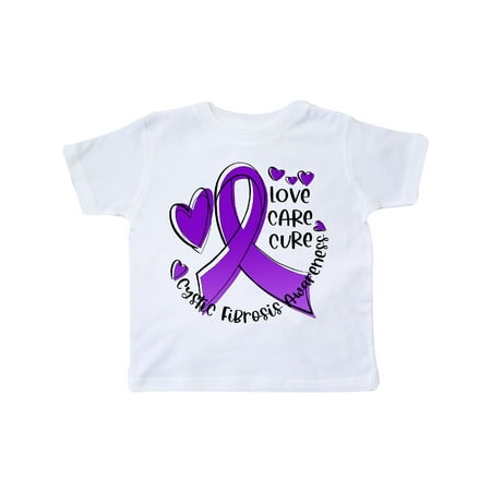 Inktastic Love Care Cure Cystic Fibrosis Awareness Purple Ribbon Gift Toddler Boy or Toddler Girl T-Shirt
Inktastic Love Care Cure Cystic Fibrosis Awareness Purple Ribbon Gift Toddler Boy or Toddler Girl T-Shirt