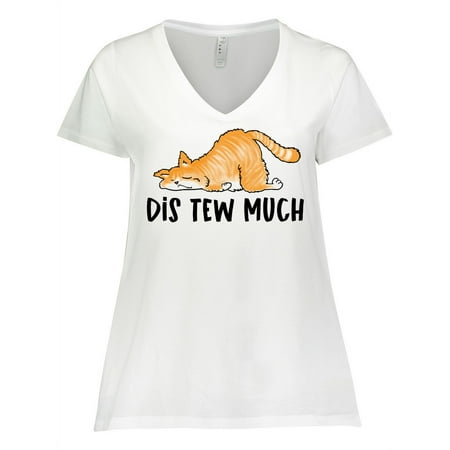 Inktastic Napping Dis Tew Much Longhair Orangestriped Cat Women s Plus Size V-Neck
Inktastic Napping Dis Tew Much Longhair Orangestriped Cat Women s Plus Size V-Neck
