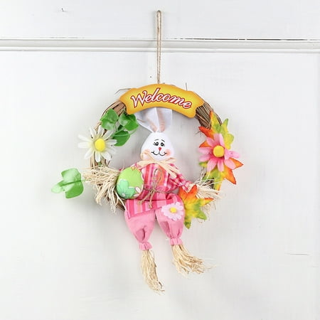 Skys Lovely Funny Plush Colorful Bunny Wreath Scarecrow Pendant Rabbit Doll for Festival
Skys Lovely Funny Plush Colorful Bunny Wreath Scarecrow Pendant Rabbit Doll for Festival