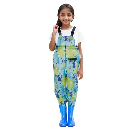Girls Jumpsuit Cartoon Camo Chest Waders Youth Fishing Water Proof Waders Boots Jumper for Kids
Girls Jumpsuit Cartoon Camo Chest Waders Youth Fishing Water Proof Waders Boots Jumper for Kids