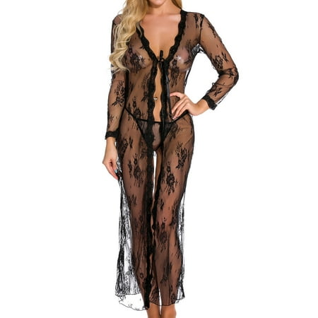 Fengqque Women Lingerie One-Piece Garment Lace Mesh Underwear V Neck Sleepwear Chemise
Fengqque Women Lingerie One-Piece Garment Lace Mesh Underwear V Neck Sleepwear Chemise