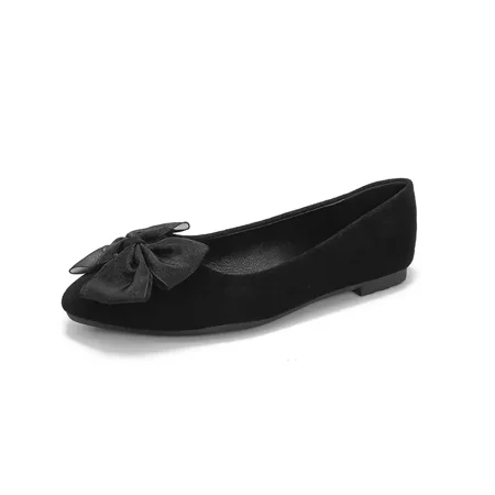 Women‘s Flat Shoes Bow Decor Slip-on Ballet Shoes Comfortable Pointed Toe Single Shoes
Women‘s Flat Shoes Bow Decor Slip-on Ballet Shoes Comfortable Pointed Toe Single Shoes
