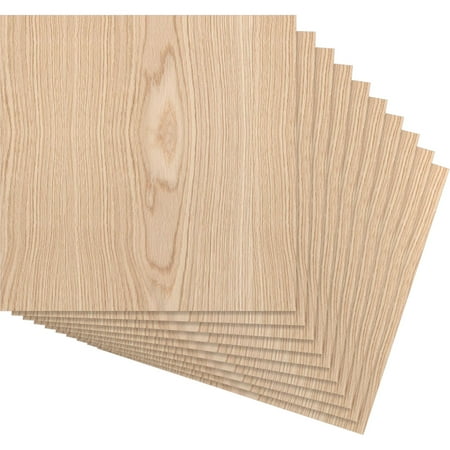 Ekena Millwork 7 3/4 W x 7 3/4 H x 1/4 T Wood Hobby Boards Red Oak (10-Pack)