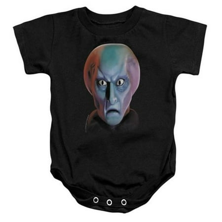 Star Trek-Balok Head - Infant Snapsuit - Black Large 18 Mos