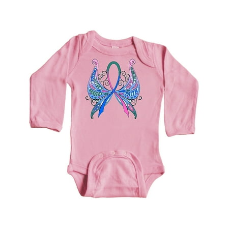 Inktastic Thyroid Cancer Awareness with Butterfly Ribbon Words Gift Baby Boy or Baby Girl Long Sleeve Bodysuit
Inktastic Thyroid Cancer Awareness with Butterfly Ribbon Words Gift Baby Boy or Baby Girl Long Sleeve Bodysuit