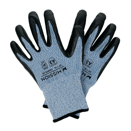 MISSION Cool Tech Work Gloves ANSI & EN Cut Level 3 Nitrile Palm Washable Size XL
MISSION Cool Tech Work Gloves ANSI & EN Cut Level 3 Nitrile Palm Washable Size XL