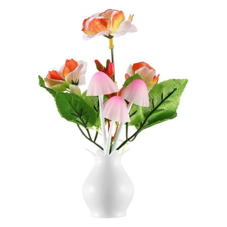 Flower Shape Night Light Decorative Romantic 4 Color Replacement Household Bedroom Dormitory Mushroom Lamp US Plug
Flower Shape Night Light Decorative Romantic 4 Color Replacement Household Bedroom Dormitory Mushroom Lamp US Plug