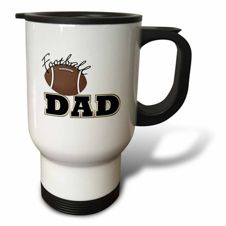 3dRose Football Dad Football Travel Mug 14oz Stainless Steel
3dRose Football Dad Football Travel Mug 14oz Stainless Steel
