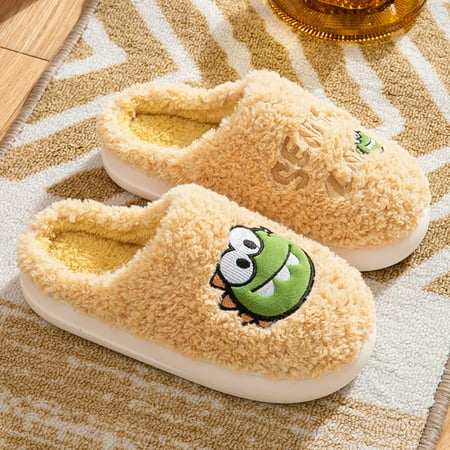 Slippers for Women Women Slippers Autumn And Winter Fashion And Comfortable Cute Cartoon Dinosaur Solid Color Warm Non Slip Flat Yellow 6.5 Slippers for Men
Slippers for Women Women Slippers Autumn And Winter Fashion And Comfortable Cute Cartoon Dinosaur Solid Color Warm Non Slip Flat Yellow 6.5 Slippers for Men