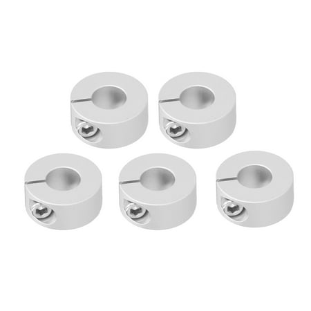 5 Pcs Clamping Collars Aluminum Alloy 8mm /0.3in Shaft Collar Clamp Collars for Robots Engineering Equipments
5 Pcs Clamping Collars Aluminum Alloy 8mm /0.3in Shaft Collar Clamp Collars for Robots Engineering Equipments