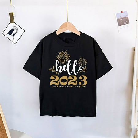 Cathalem Youth Medium T Shirt New Years Eve Party Supplies Kids NYE 2023 New Year T Shirt Top Dry Fit Sleeve Shirt Black 12-18 Months
Cathalem Youth Medium T Shirt New Years Eve Party Supplies Kids NYE 2023 New Year T Shirt Top Dry Fit Sleeve Shirt Black 12-18 Months