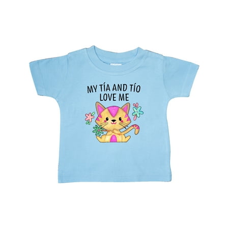 Inktastic My Tía and Tío Love Me with Cute Kitten and Flowers Gift Baby Boy or Baby Girl T-Shirt
Inktastic My Tía and Tío Love Me with Cute Kitten and Flowers Gift Baby Boy or Baby Girl T-Shirt