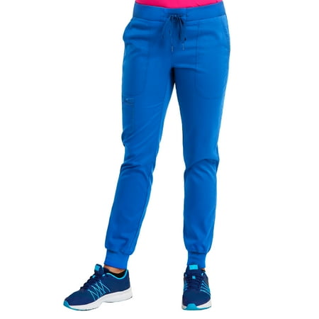 MED COUTURE Women s Touch Jogger Yoga Scrub Pants Color: Royal S Tall