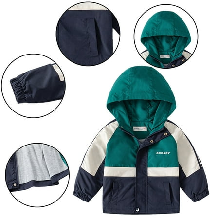 KYAIGUO 2-12Y Boys Autumn Spring Waterproof Hooded Jackets Windbreaker Casual Outerwear Warm Coat Outdoor Raincoats Lightweight Zipper Ski Jacket for Toddler Kids
KYAIGUO 2-12Y Boys Autumn Spring Waterproof Hooded Jackets Windbreaker Casual Outerwear Warm Coat Outdoor Raincoats Lightweight Zipper Ski Jacket for Toddler Kids