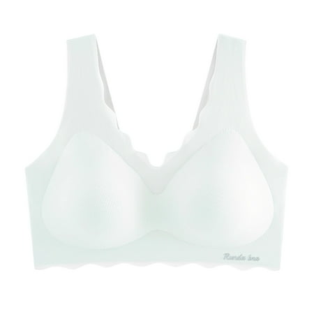 Sebtyili Women s Ice Silk Traceless Gathering Anti Sagging Traceless Sling Collar Wrap BraNo Steel Ring Bra
Sebtyili Women s Ice Silk Traceless Gathering Anti Sagging Traceless Sling Collar Wrap BraNo Steel Ring Bra