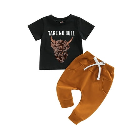 Newborn Baby Boys Outfit Cow Letter Print Short Sleeve T-Shirt Tops Drawstring Pants 2pcs Summer Casual Clothes
Newborn Baby Boys Outfit Cow Letter Print Short Sleeve T-Shirt Tops Drawstring Pants 2pcs Summer Casual Clothes