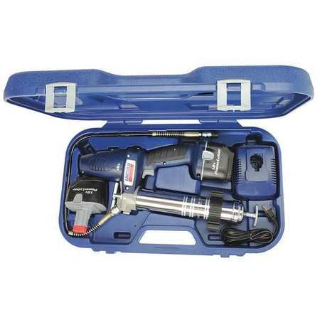 Cordless Grease Gun,18.0V,Ni-Cad Battery LINCOLN 1844