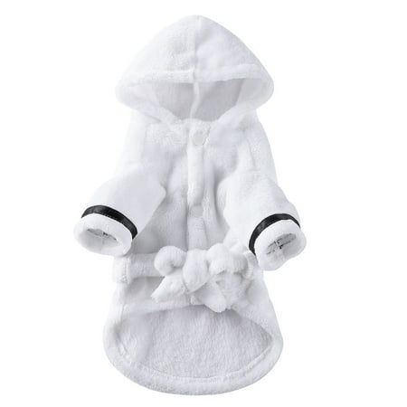 Promotion Clearance Pet Pajama With Hood Thickened Luxury Soft Cotton Hooded Bathrobe Quick Drying Absorbent Dog Bath Towel White XL
Promotion Clearance Pet Pajama With Hood Thickened Luxury Soft Cotton Hooded Bathrobe Quick Drying Absorbent Dog Bath Towel White XL